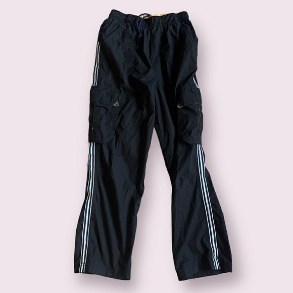 CIRCO SIDE STRIPE CARGO STYLE TRACK PANTS BLUE YELLOW WHITE BOYS SIZE M/8 - Picture 2 of 9